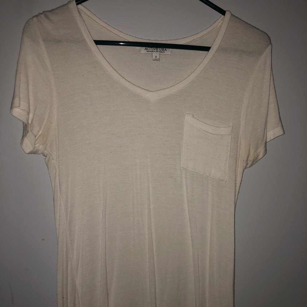 White flow T-shirt